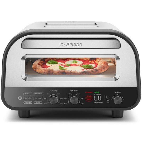 Indoor Pizza Oven — 800°F, Stainless Steel
