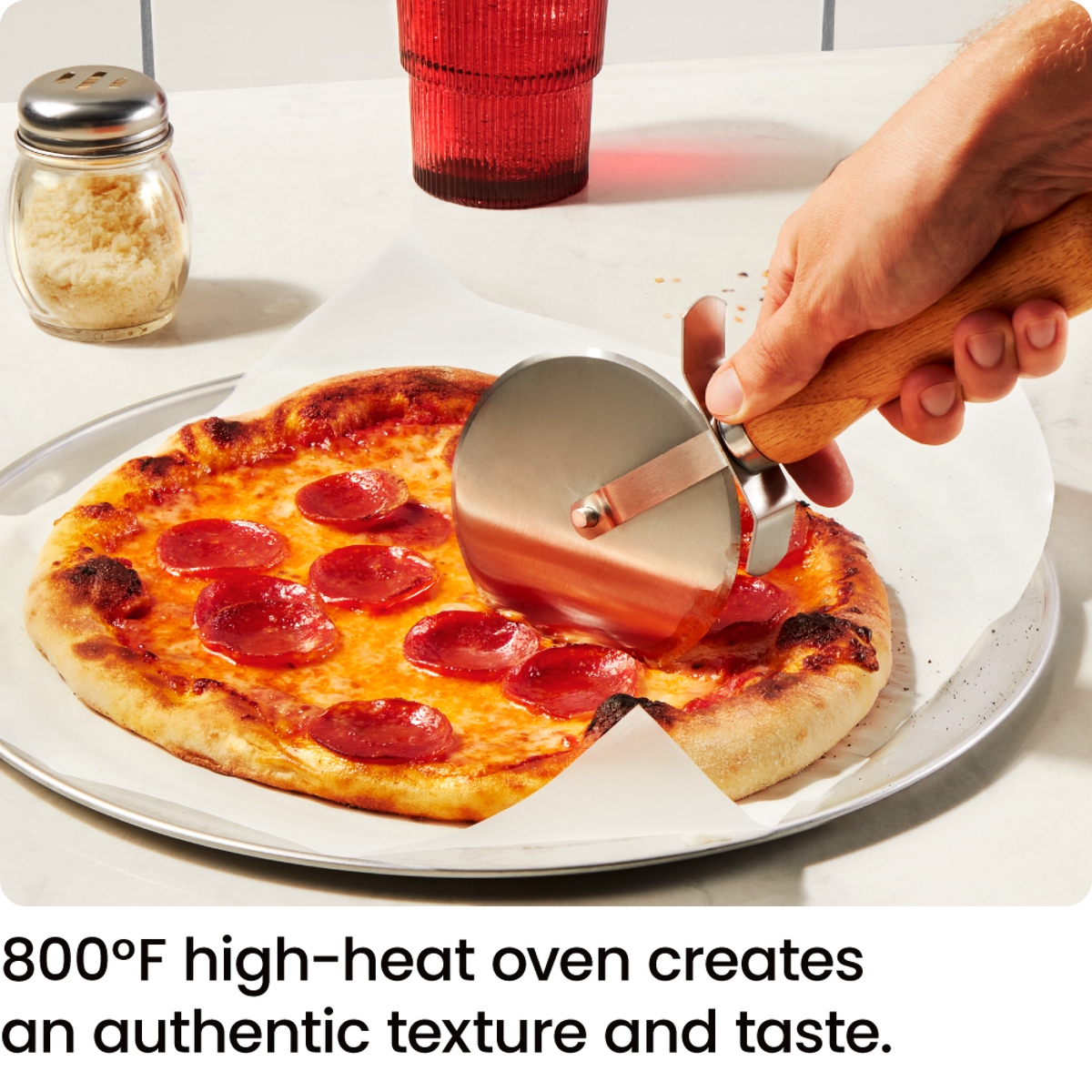 Indoor Pizza Oven — 800°F, Stainless Steel, feature image 4 of 8