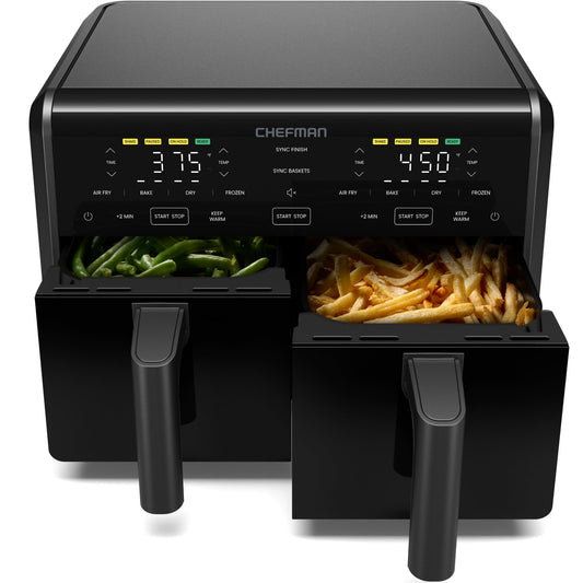 9-Qt. Dual Basket Air Fryer