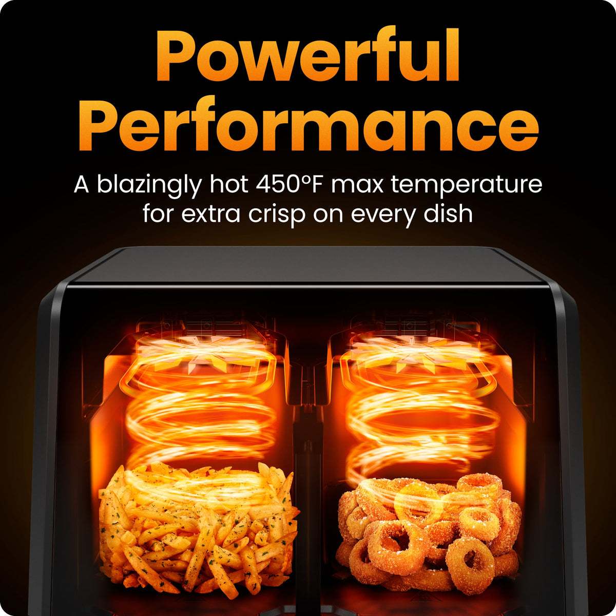 9-Qt. Dual Basket Air Fryer, feature image 5 of 7