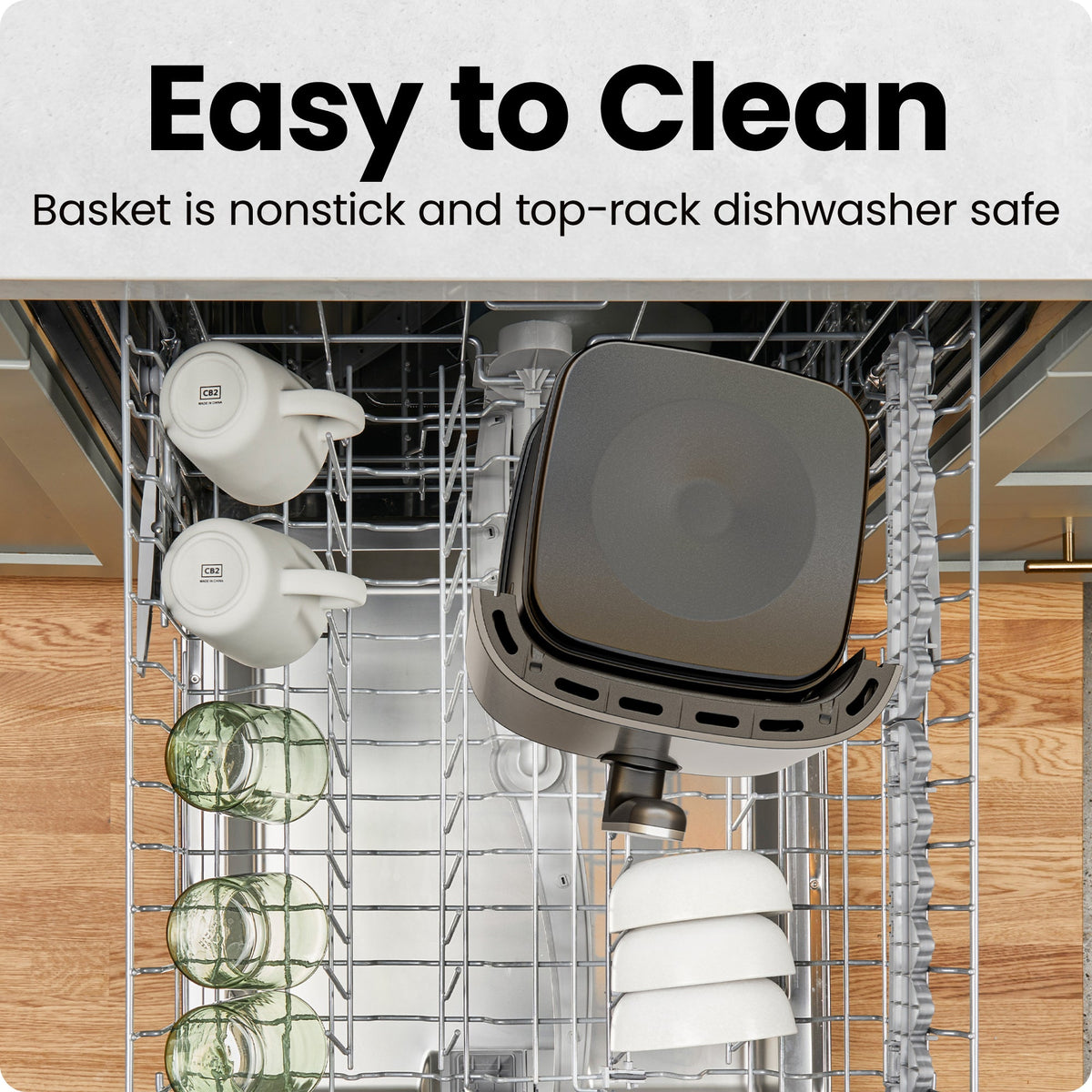 8-Qt. Easy-View Air Fryer — Stainless Steel, feature image 6 of 8