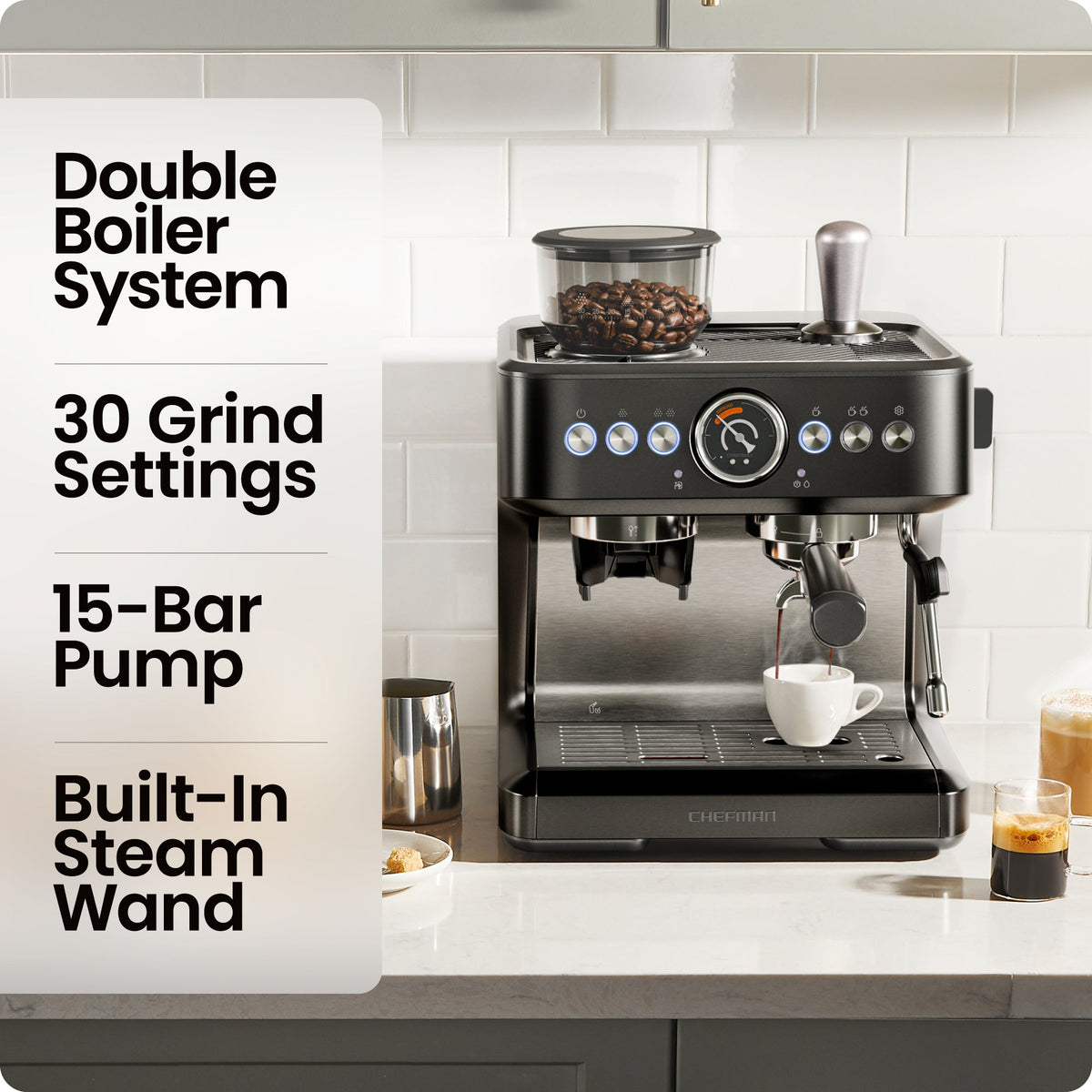Double Boiler Espresso Machine, feature image 1 of 8