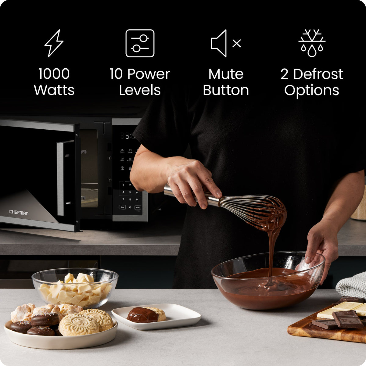 1.1 Cu. Ft. Digital Microwave — Stainless Steel