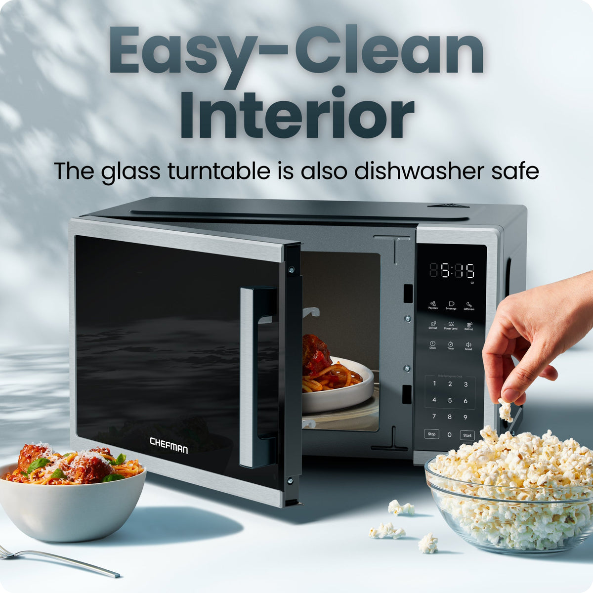 1.1 Cu. Ft. Digital Microwave — Stainless Steel, feature image 5 of 7